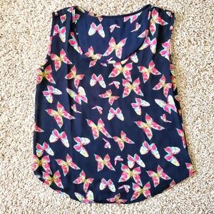 Sheer🦋 butterfly spring tank top